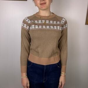 VINTAGE YOUNG CANADA SWEATER SIZE XS